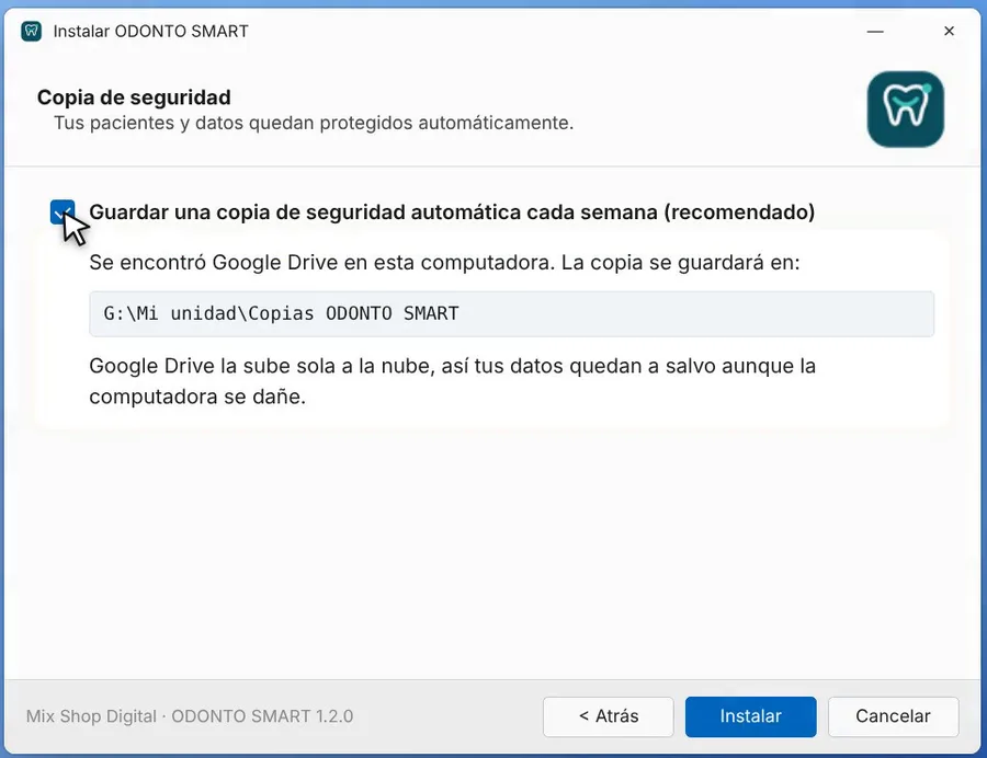 Copia de seguridad semanal