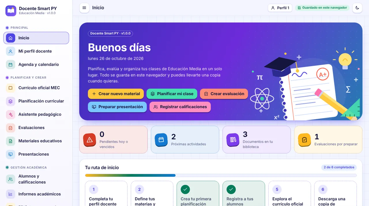 Captura de DOCENTE SMART PY