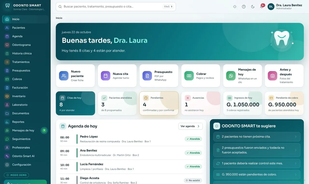Captura de ODONTO SMART